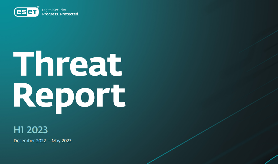 Отчет об угрозах ESET H1 2023