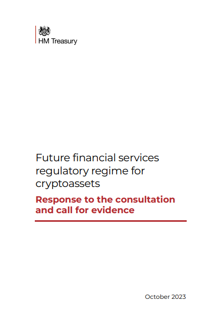 Правительство подтвердило свои окончательные предложения по регулированию криптоактивов в Великобритании, включая его намерение впервые ввести ряд видов деятельности, связанных с криптоактивами, в сферу регулирования финансовых услуг. Этот документ представляет собой ответ правительства на консультацию и запрос доказательств относительно будущего режима регулирования финансовых услуг для криптоактивов, который был опубликован 1 февраля 2023 года и закрыт 30 апреля 2023 года. В нем обобщены отзывы, полученные Казначейством Ее Величества в ответ на консультацию, и подробно описано, как это повлияло на дальнейшее развитие подхода правительства. Великобритания по-прежнему привержена созданию нормативной среды, в которой фирмы могут внедрять инновации, сохраняя при этом финансовую стабильность и четкие нормативные стандарты, чтобы люди могли использовать новые технологии надежно и безопасно.