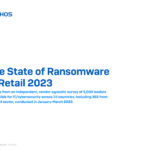Обзор Sophos: программы-вымогатели в розничной торговле в 2023 году