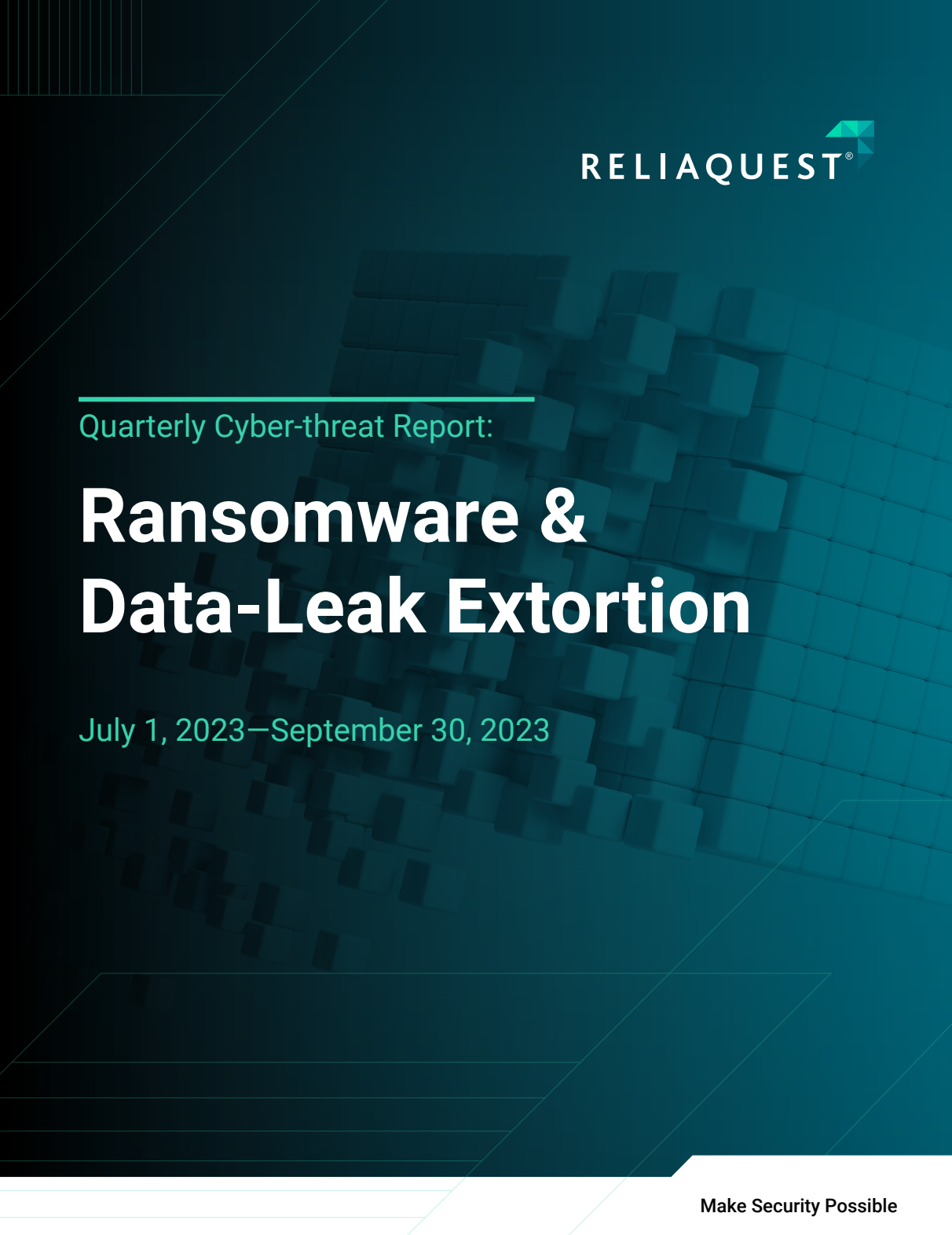 ReliaQuest: тенденции в области программ-вымогателей и кибервымогательства в третьем квартале 2023 года