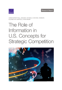 Доклад RAND Corporation под названием "Роль информации в концепциях стратегической конкуренции США"