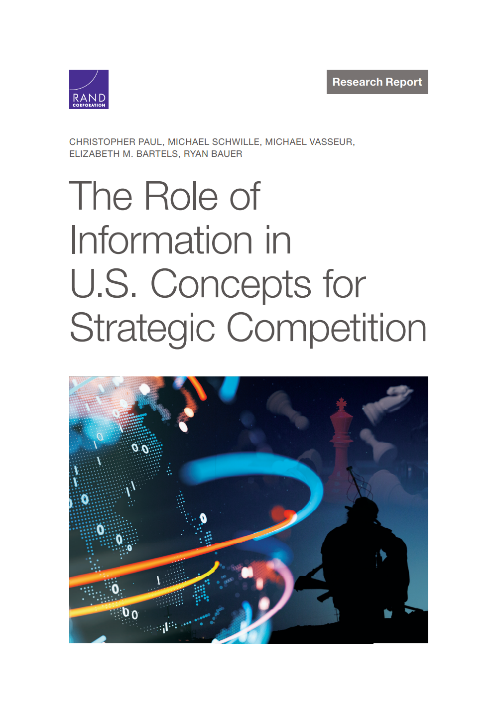 Доклад RAND Corporation под названием "Роль информации в концепциях стратегической конкуренции США"