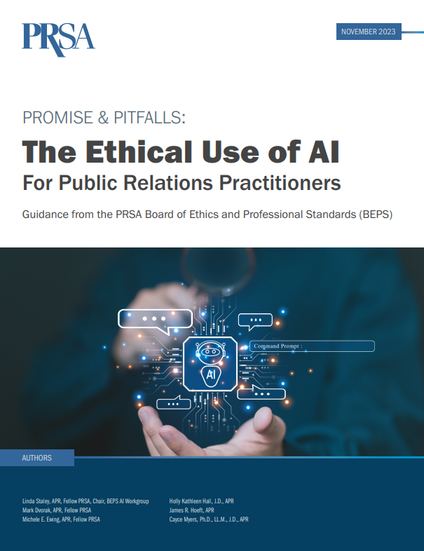 PRSA выпускает руководство по искусственному интеллекту