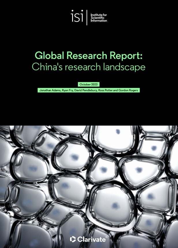 Отчет Clarivate показывает, что Китай бросает вызов доминированию США в области исследований, сигнализируя о будущих исследовательских амбициях