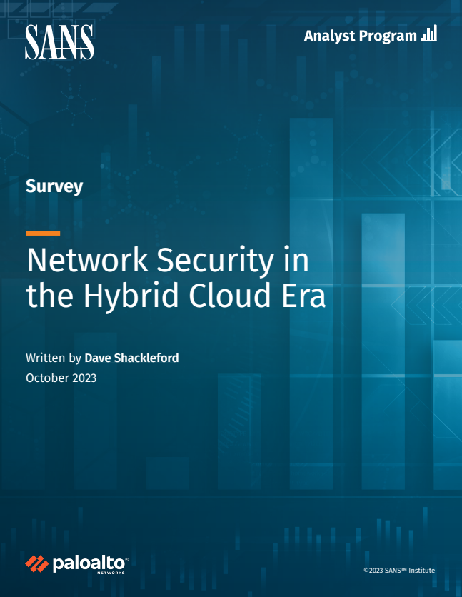 Отчет SANS: исследование сетевой безопасности в эпоху гибридных облаков