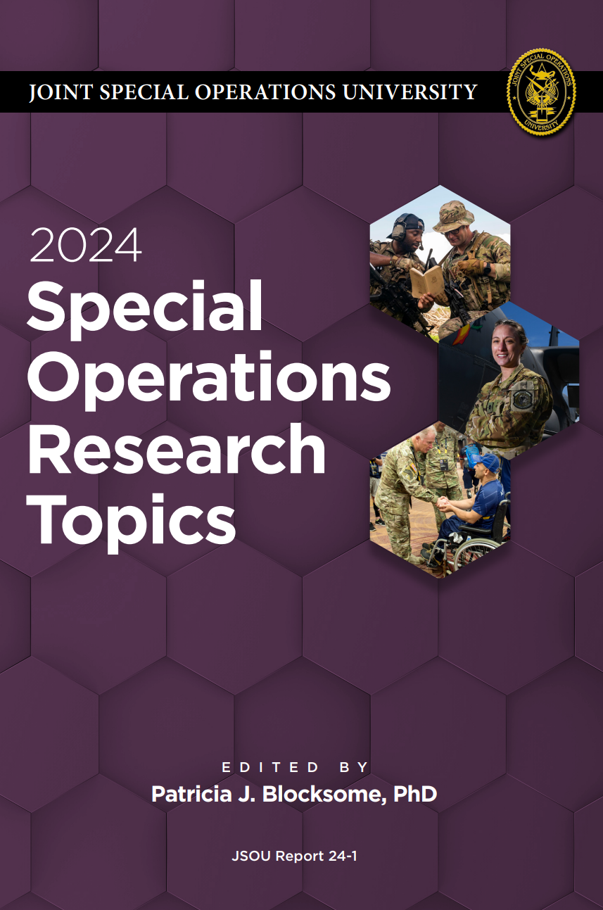 Отчет "Темы исследований специальных операций ВС США на 2024 год (Special Operations Research Topics 2024)"
