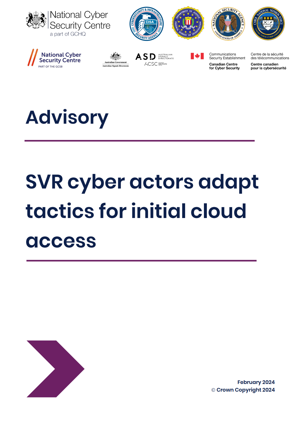 Киберпреступники SVR адаптируют тактику для начального доступа к облаку