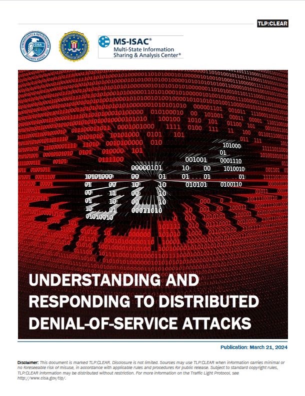 Руководство CISA, FBI и MS-ISAC по реагированию на DDoS-атаки