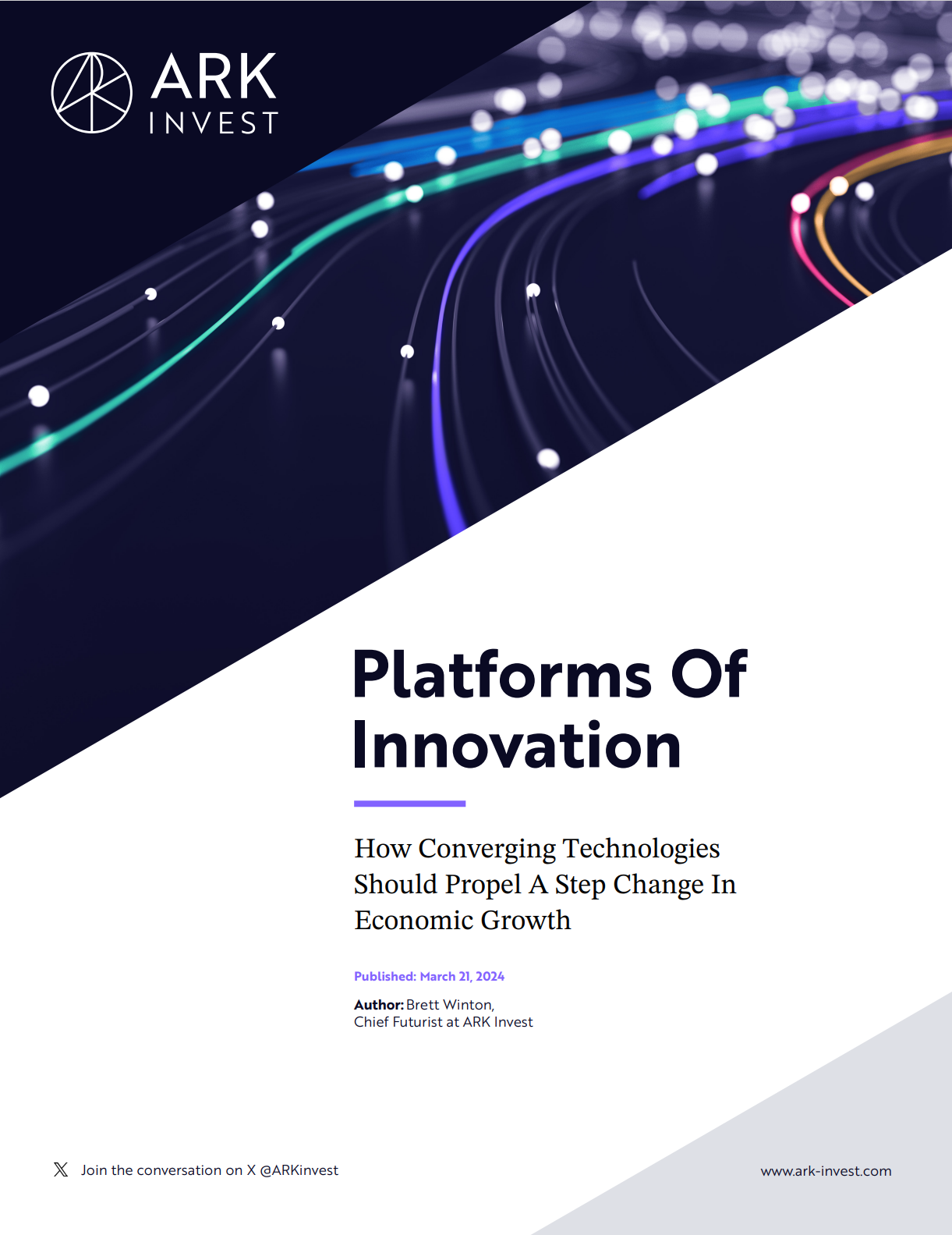 ARK Invest прогнозирует: пять технологических секторов займут 60% мировой рыночной стоимости к 2030 году
