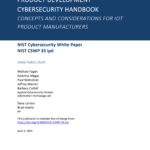 Руководство по кибербезопасности при разработке продукта: концепции и соображения для производителей продуктов Интернета вещей