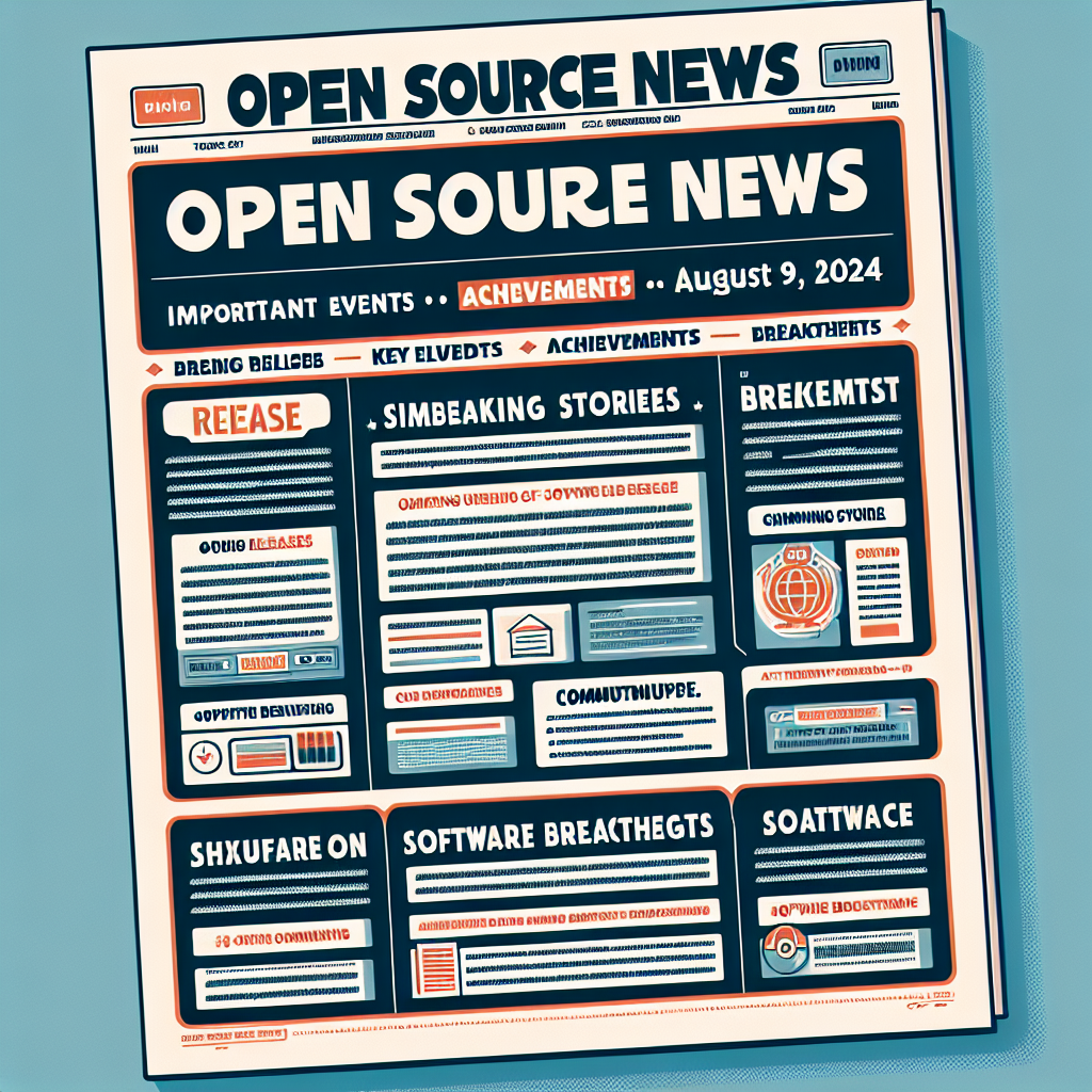 Новости открытого исходного кода: Важные события и достижения 9 августа 2024 года