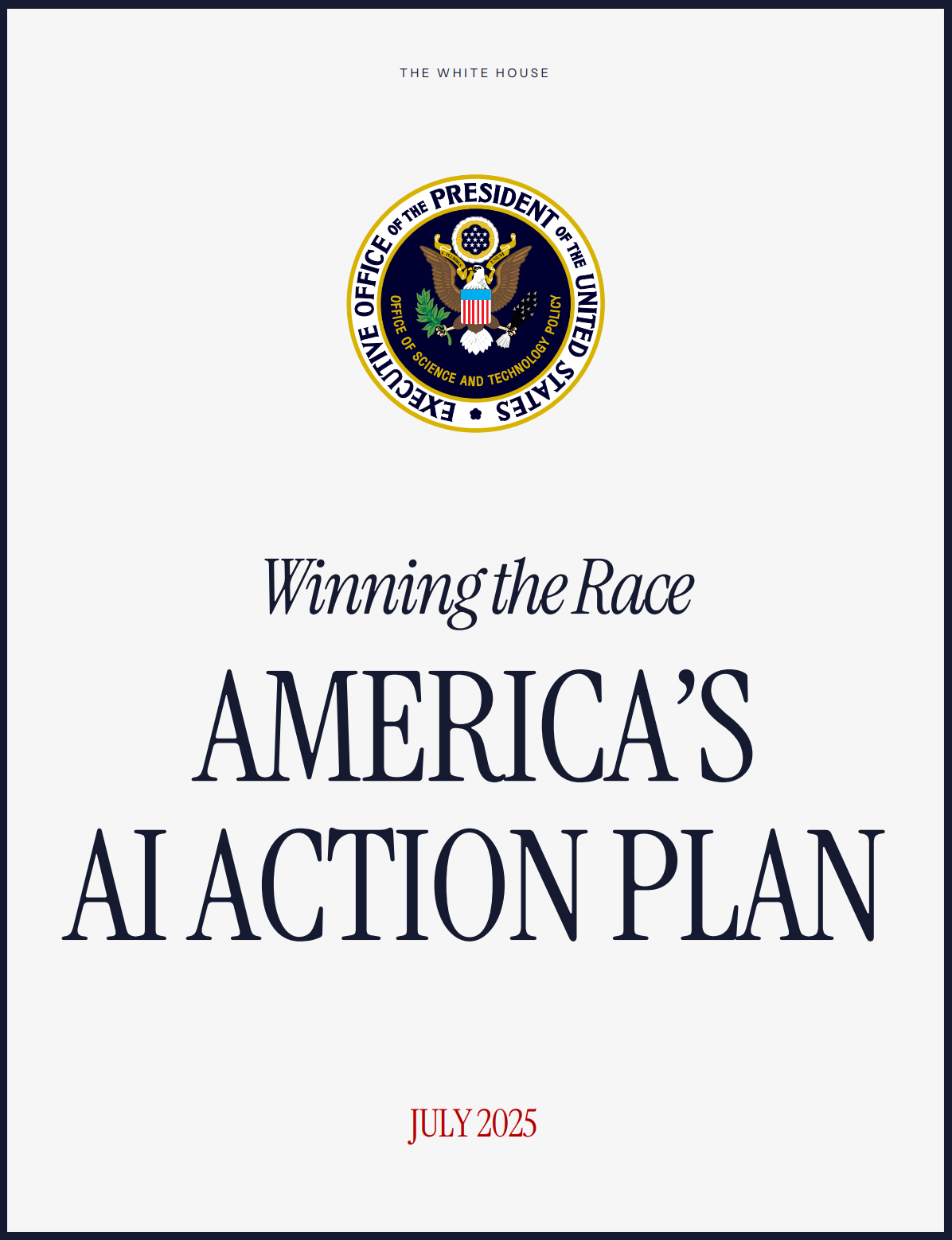 Анализ американского плана действий в области ИИ на 2025 год