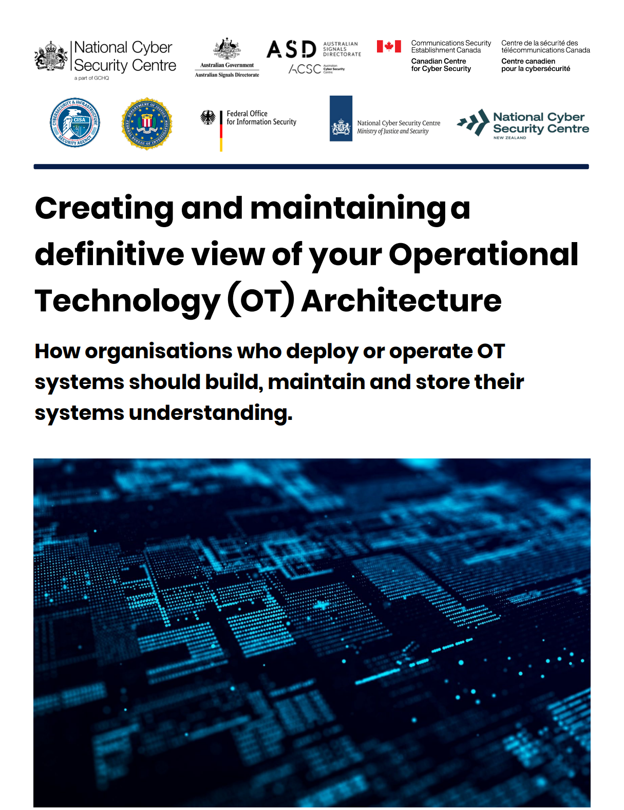 Отчёт по материалу «Creating and maintaining a definitive view of your Operational Technology (OT) Architecture», NCSC (совместно с партнёрами Five Eyes, Нидерландами и Германией), 2025