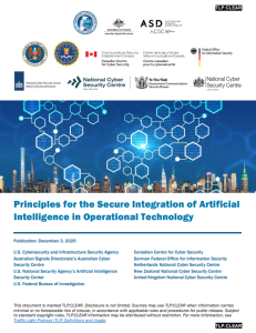 Рекомендации CISA и партнёров по безопасной интеграции ИИ в операционные технологии критической инфраструктуры